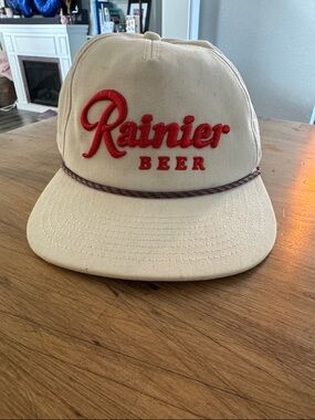 Retro Rainier Beer hat